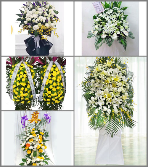 云南红河州个旧市大屯镇白事花篮预定
